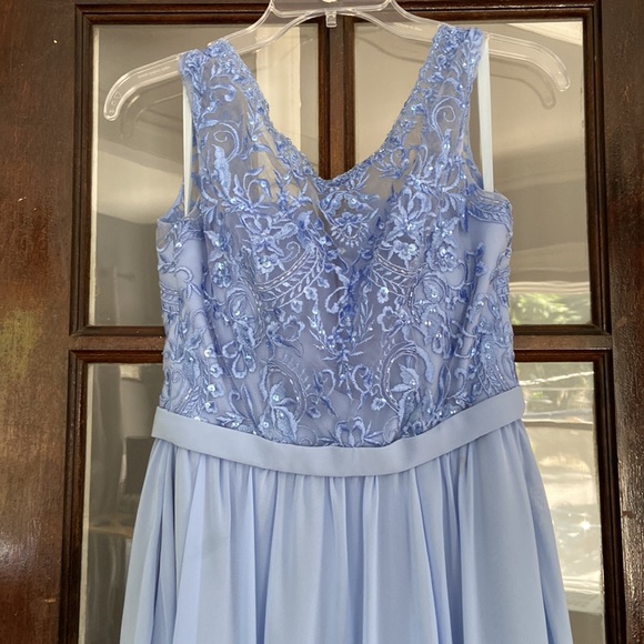 Cornflower Bridesmaid Dress - Picture 3 of 8